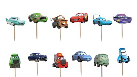 Cars Cupcake Toppers
