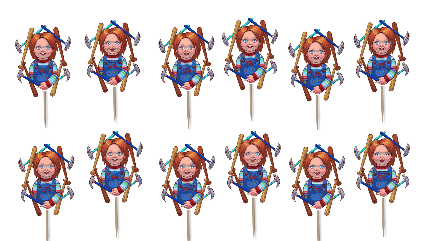 Chucky Cupcake Toppers
