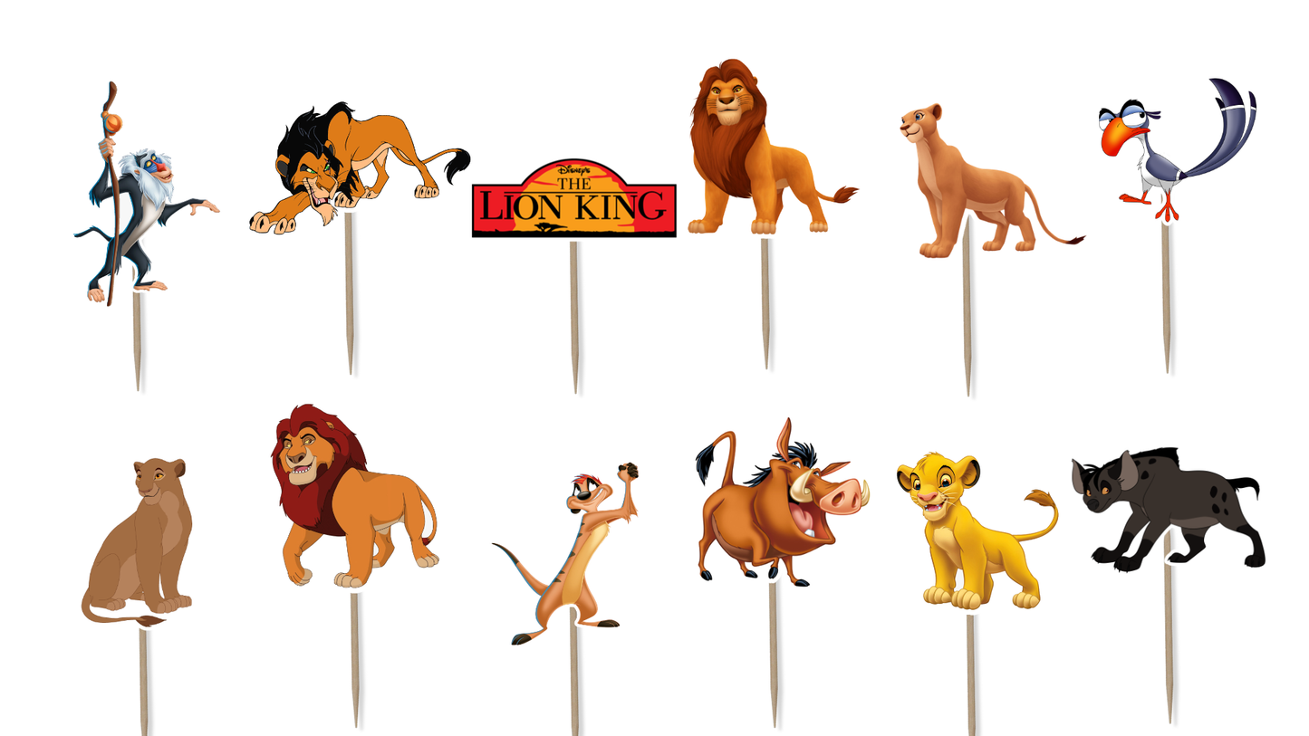 Lion King Cupcake Toppers