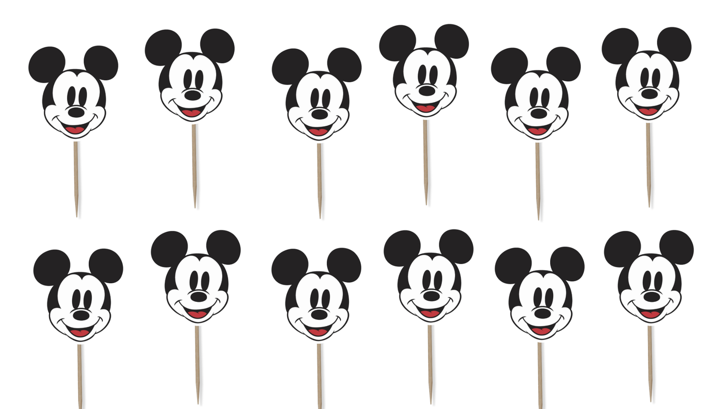 Mickey Mouse Cupcake Toppers