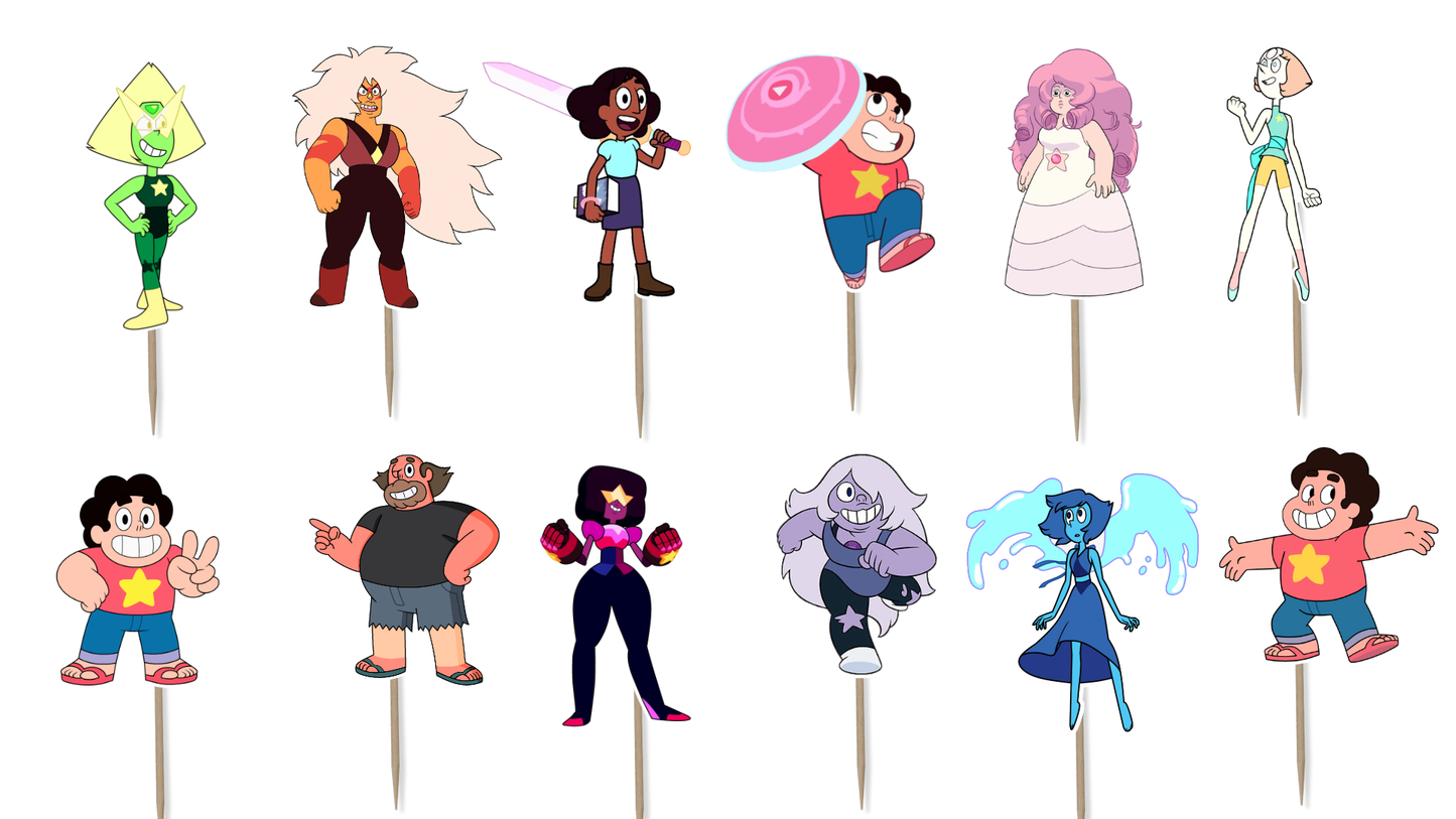 Steven Universe Cupcake Toppers
