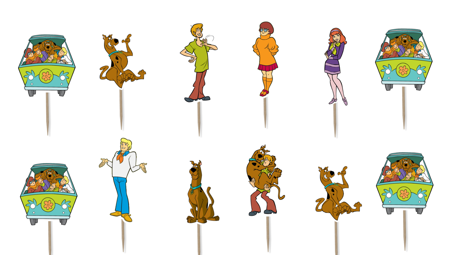 Scooby Doo Cupcake Toppers