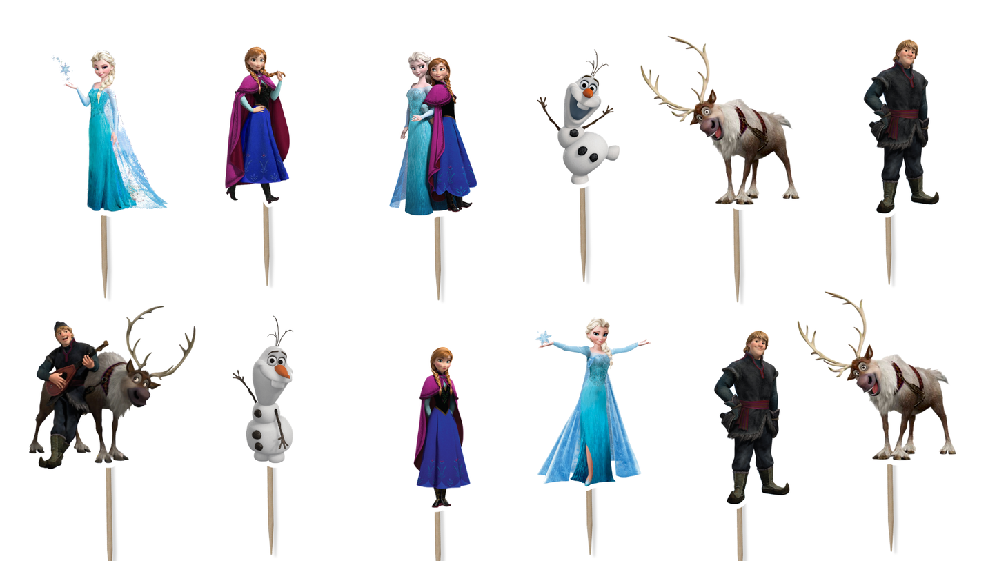 Frozen Cupcake Toppers