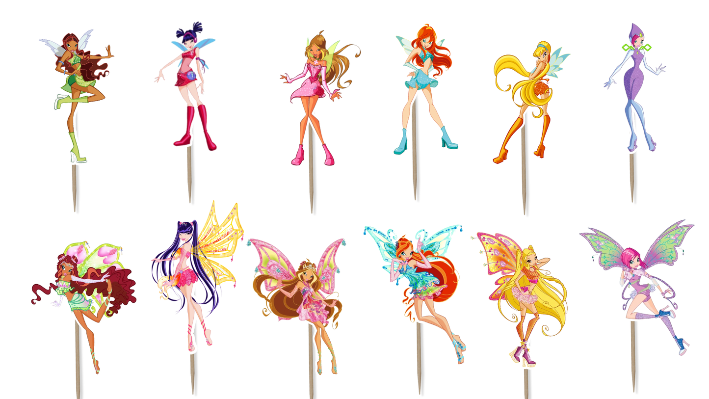 Winx Club Cupcake Toppers