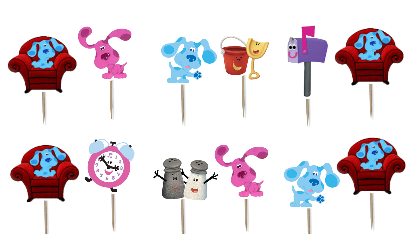 Blues Clues Cupcake Toppers