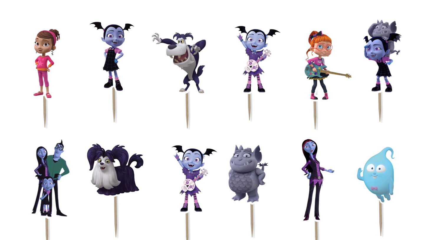 Vampirina Cupcake Toppers