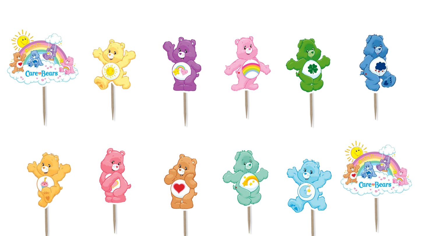 Care Bears Cupcake Toppers