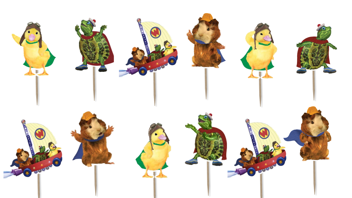Wonder Pets Cupcake Toppers
