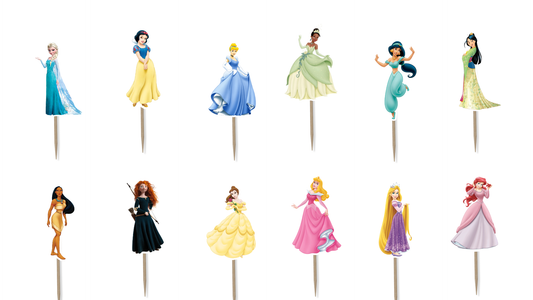 Disney Princess Cupcake Toppers