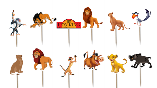 Lion King Cupcake Toppers