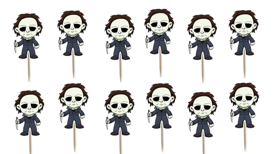 Michael Myers Cupcake Toppers