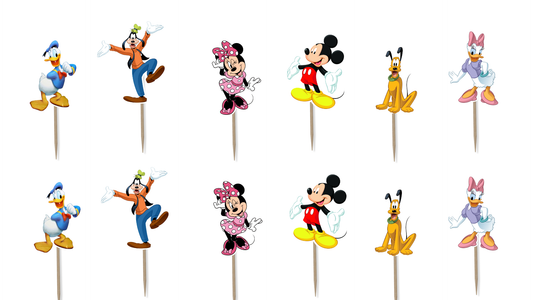 Mickey Mouse Clubhouse Cupcake Toppers