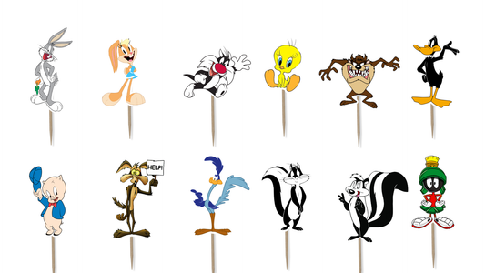 Looney Tunes Cupcake Toppers