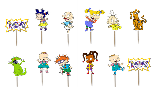 Rug Rats Cupcake Toppers