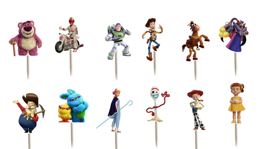 Toy Story Movie Cupcake Toppers